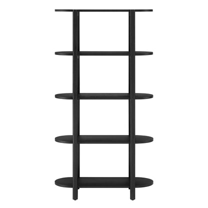 Modern Wood Bookcase - 60" Height