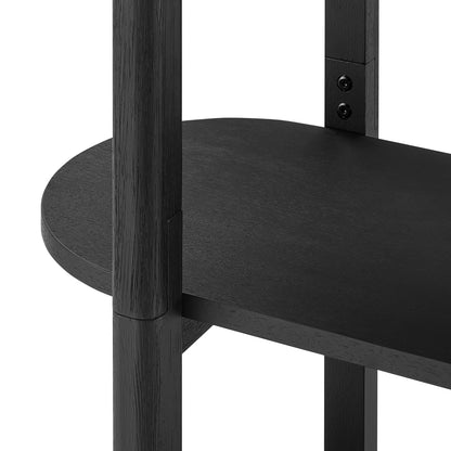 Modern Wood Bookcase - 60" Height