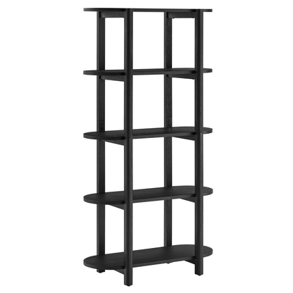 Modern Wood Bookcase - 60" Height
