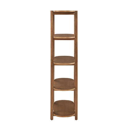 Modern Wood Bookcase - 60" Height