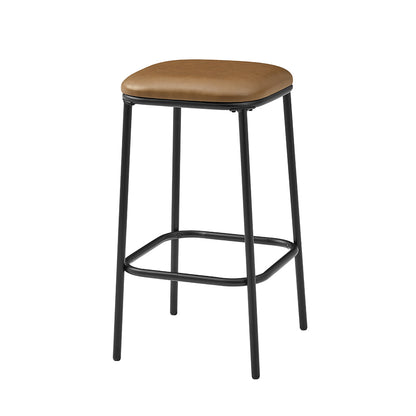 Modern Backless Upholstered Bar Stool - 2 Pack