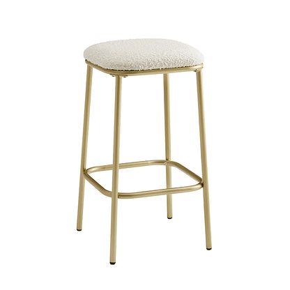 Modern Backless Upholstered Bar Stool - 2 Pack