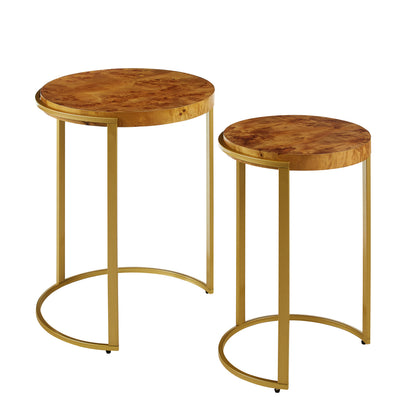 Burlwood Nesting End Tables