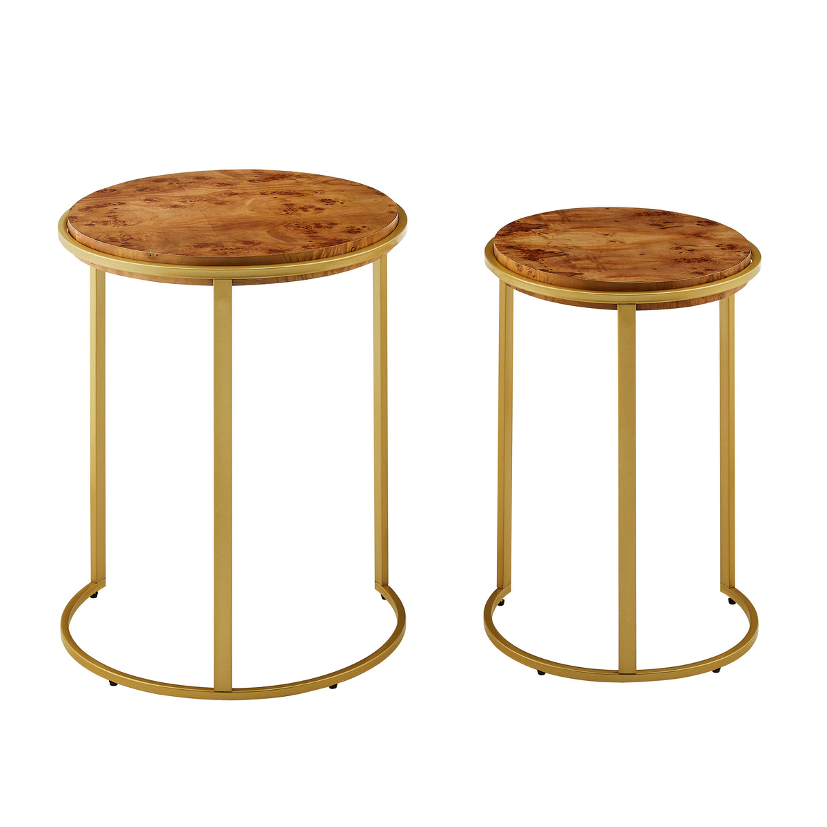 Burlwood Nesting End Tables