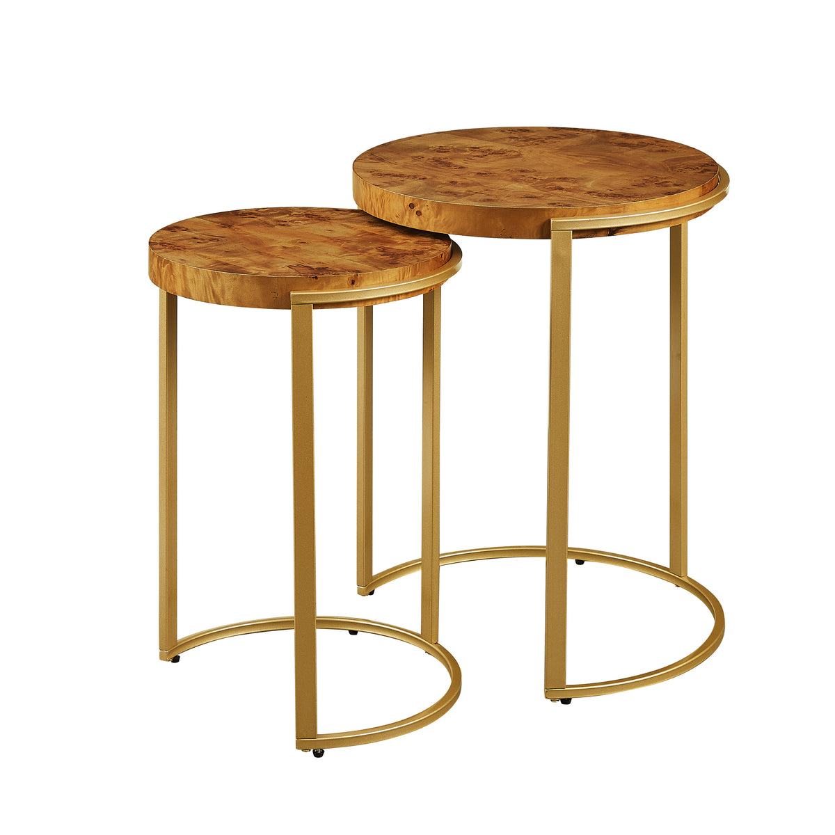 Burlwood Nesting End Tables