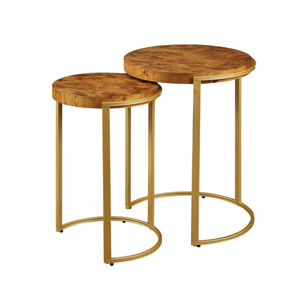 Burlwood Nesting End Tables