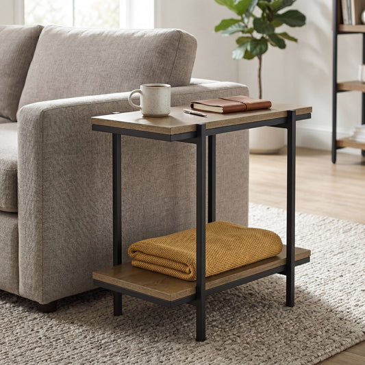 Modern 2-Tier End Table