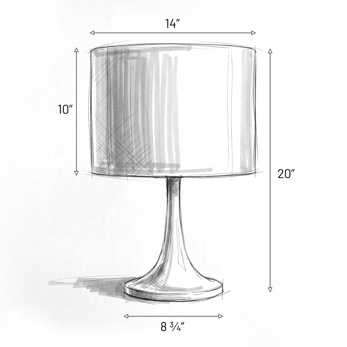 Tulip Modern-Classic Table Lamp