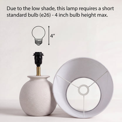 Coraline Textured Ceramic Table Lamp