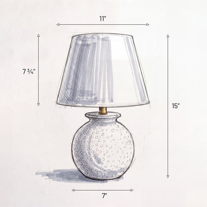 Coraline Textured Ceramic Table Lamp