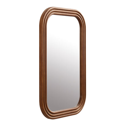 Rowan Real Wood Modern Wall Mirror