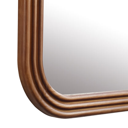 Rowan Real Wood Modern Wall Mirror