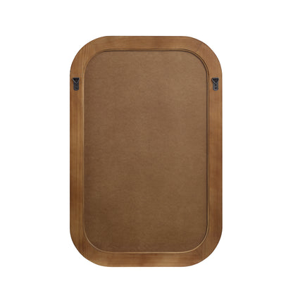 Rowan Real Wood Modern Wall Mirror